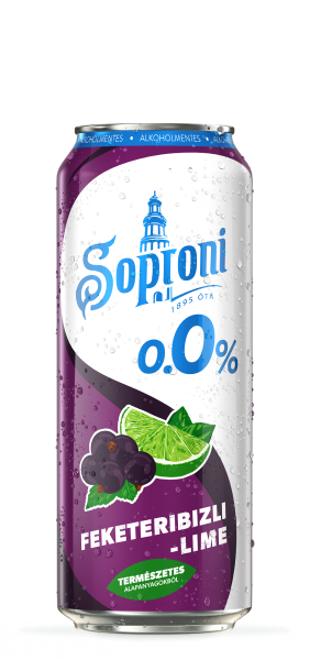 Soproni Feketeribizli-lime 0.0%